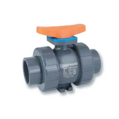 Hayward TBH1050ASTE0000 1/2 TBH Series True Union PVC Ball Valve w/ Socket and Threaded Ends, EPDM O-ring