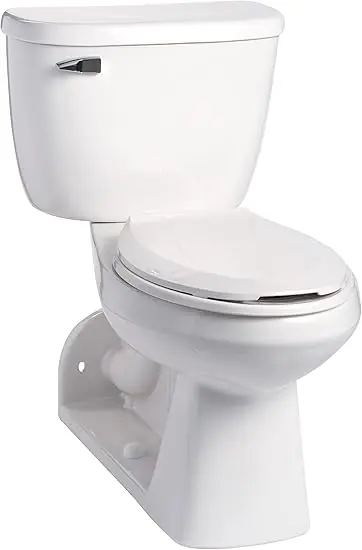 MANSFIELD 151.155.WHT Quantum Elongated Front ADA 1.28 GPF Toilet