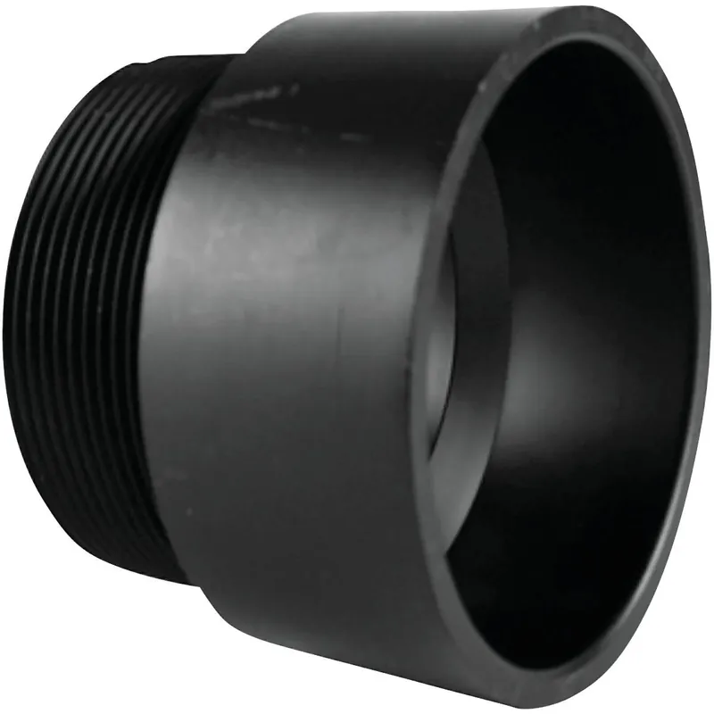 Charlotte Pipe ABS001090800HA Hub x MPT Male ABS Adapter