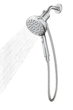 Moen 220H2EP Verso Handheld Ch 1.75 Gpm Chrome Eight-function 5 Diameter Spray Head Handshower