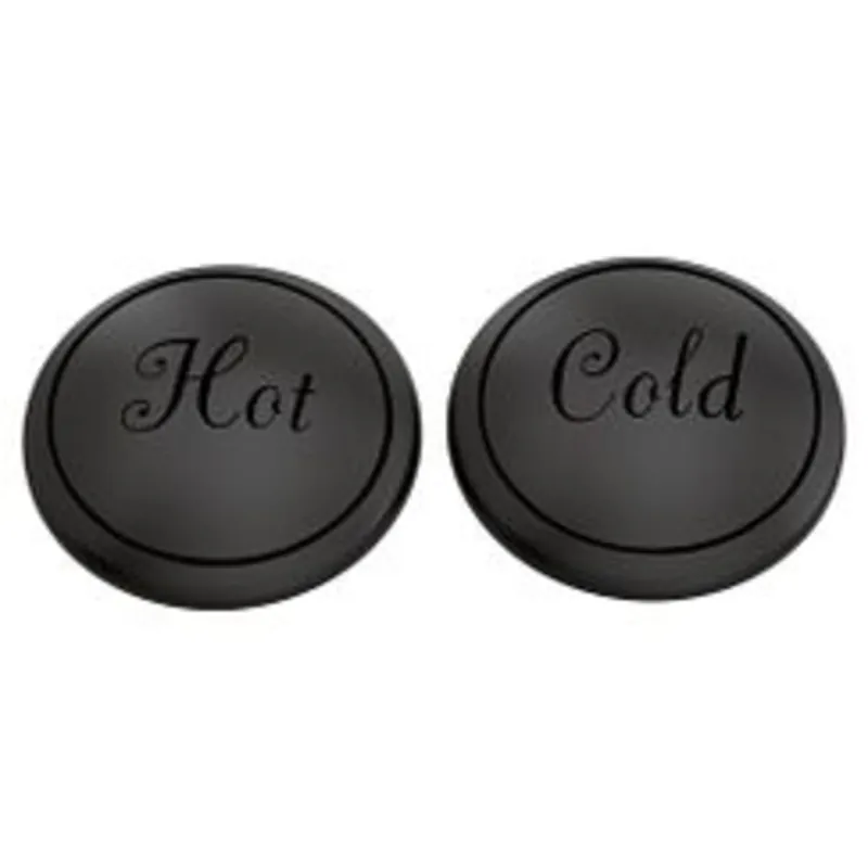 Moen 221672BL Handle Cap Kit in Matte Black