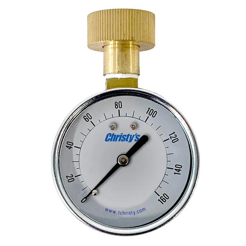 CHRISTYS 514031 Water Test Gauge 2 1/2 Inch Dial 0-160 PSI