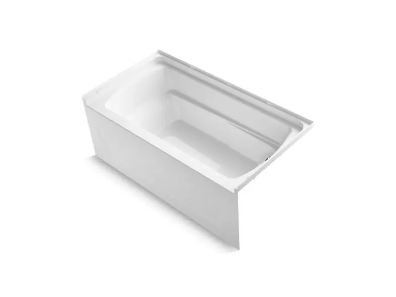 Sterling K-71121122-0 White Ensemble Above Floor Drain Bathtub