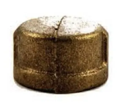 CHARMAN 550456-NL 1-1/4 in. NPT Bronze Threaded Cap, Lead Free