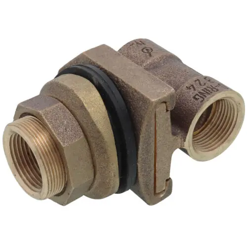 Boshart PA-100NL 1 Bronze Pitless Adapter Lead Free P-100NL