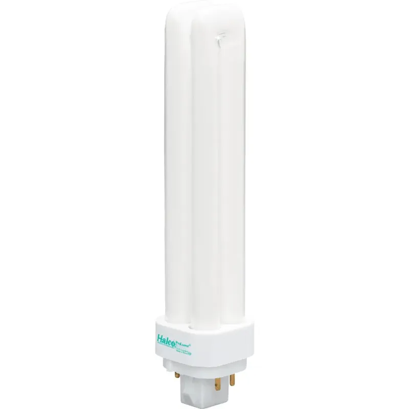 Halco 109092 CFL Double Tube 4-Pin Electronic T4 Bulb, 26W, G24Q-3 Base, 3500K