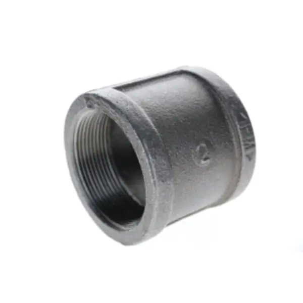 MUELLER INDUSTRIES 521-209 Pipe Coupling, 2-1/2 Inch NPT, Malleable Iron