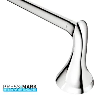 Moen MY1518CH Darcy 18 in. Towel Bar with Press and Mark in Chrome