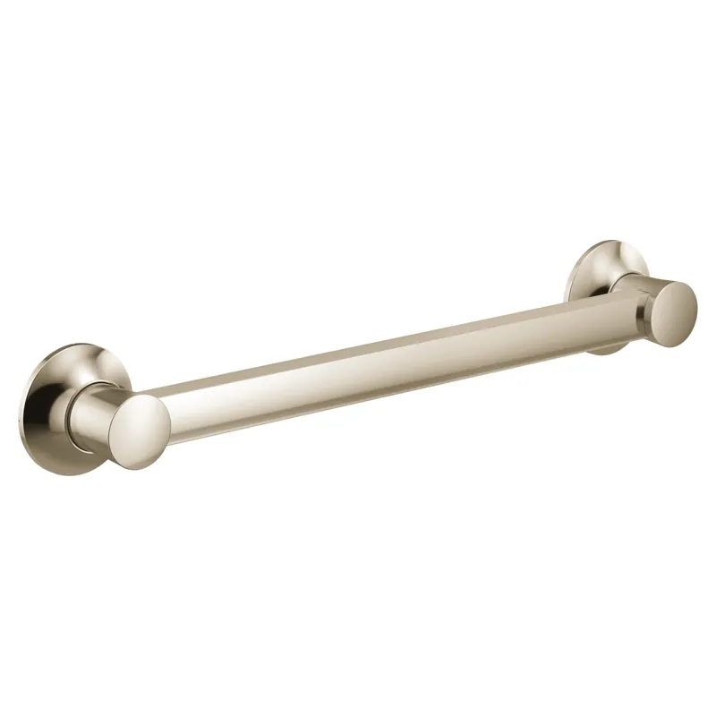 Moen YG0312NL Flara 12 in. Grab Bar in Polished Nickel