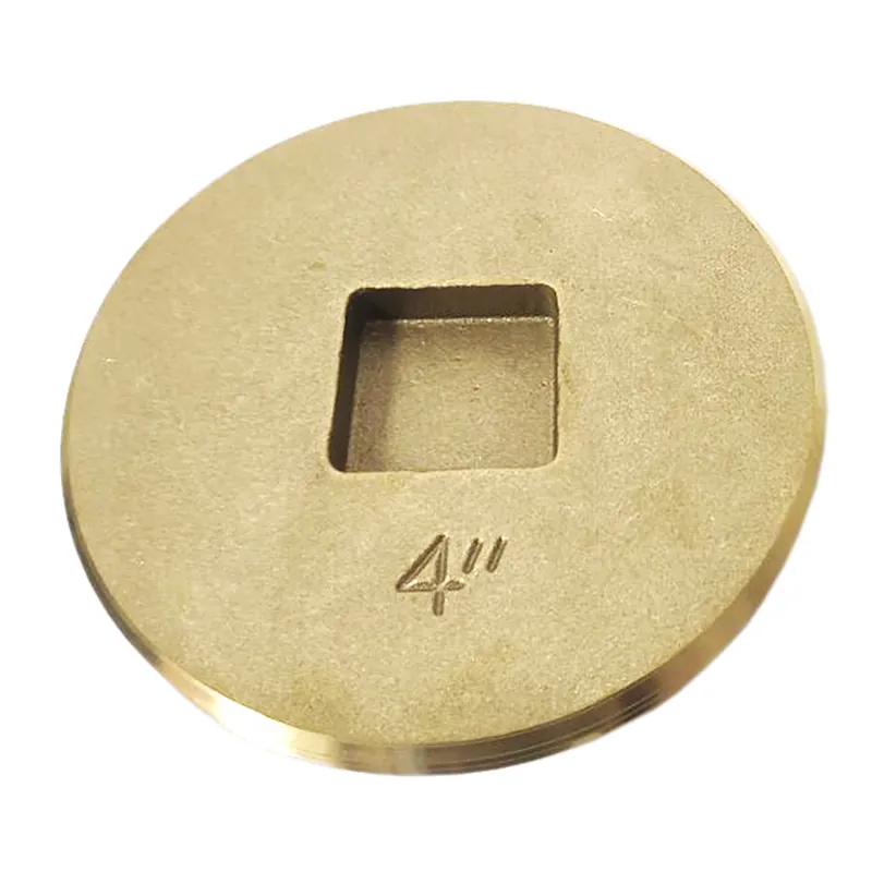 Braxton Harris Company CPSCC4 4 Ips S.C. Countersunk Brass Cleanout Plug