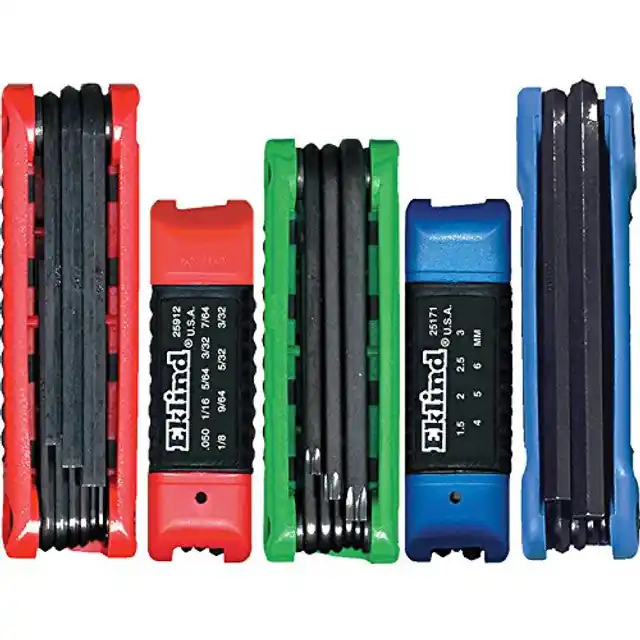 Eklind 25036 Ergo-Fold Fold-up Hex Key Allen Wrench Combo- Inch/MM/TORX Star