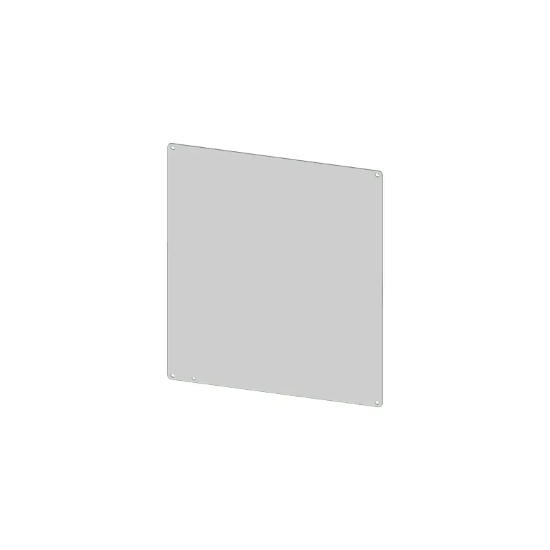 Saginaw Control & Engineering SCE-24P24 21x21x0.88 Subpanel, Bent