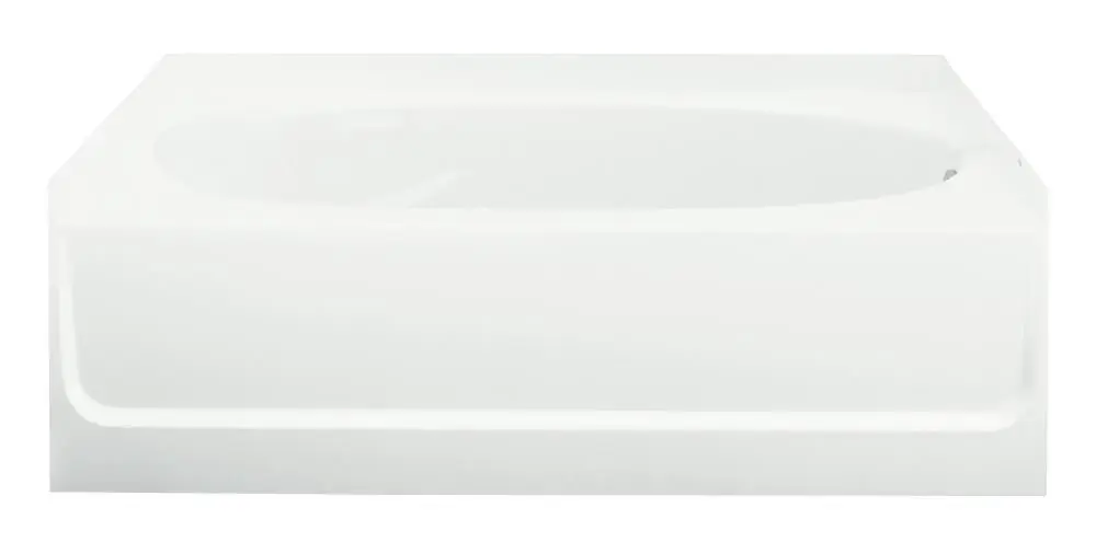 Sterling 71111122-0 Ensemble 60 in. x 42 in. Soaker Alcove Bathtub with Right Drain
