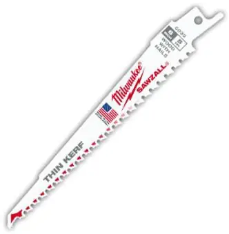 Milwaukee 48-01-7035 6 in 5 TPI SAWZALL Blades (100 Pack) Replacement MPN