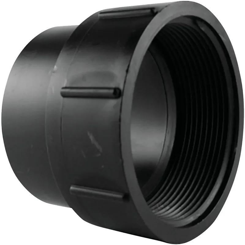 Charlotte Pipe ABS 00105  0600HA Spigot x FIP Fitting ABS Cleanout