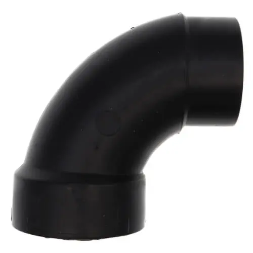 Nibco I058000 1-1/4 Spigot x Hub ABS DWV 90 Street Elbow 58072