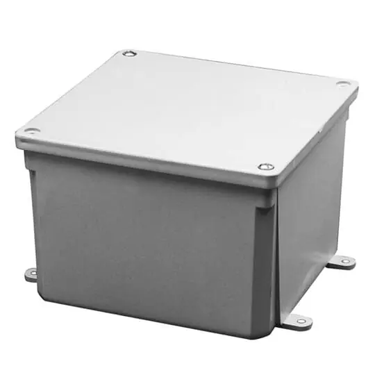 Thomas and Betts E989RRR-UPC 6 Inch Polycarbonate Junction Box