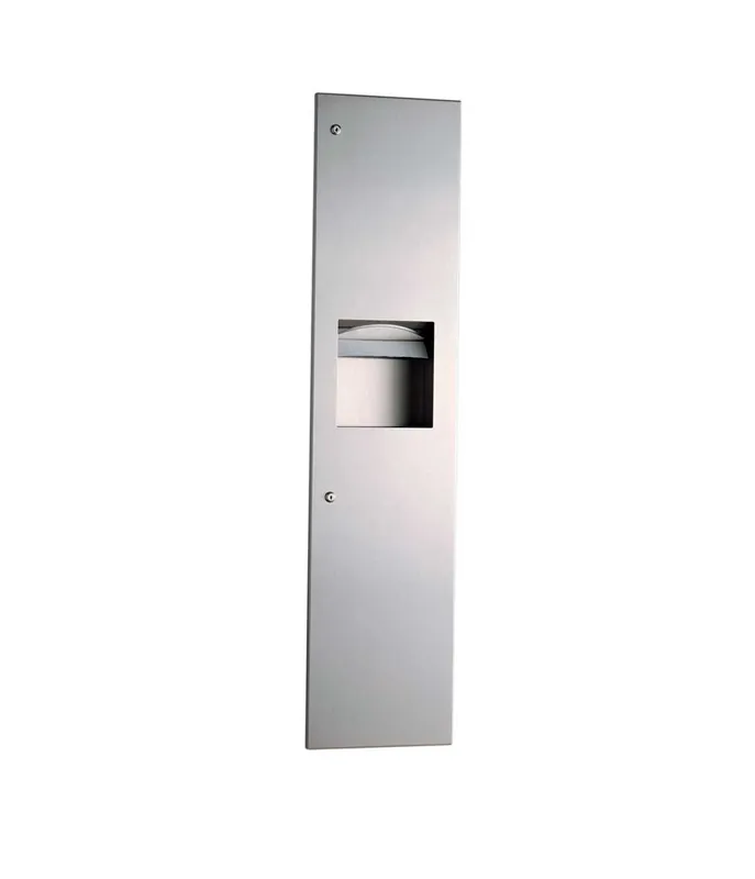 Bobrick 3803 Recessed Paper Towel Dispenser and Waste Receptacle
