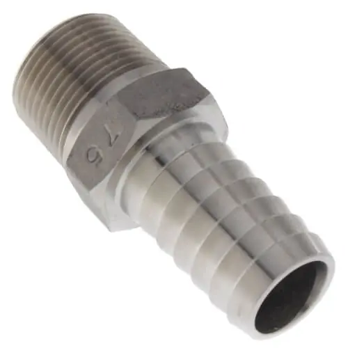 Boshart SSMA-075 3/4 Stainless Steel Male Insert Adapter