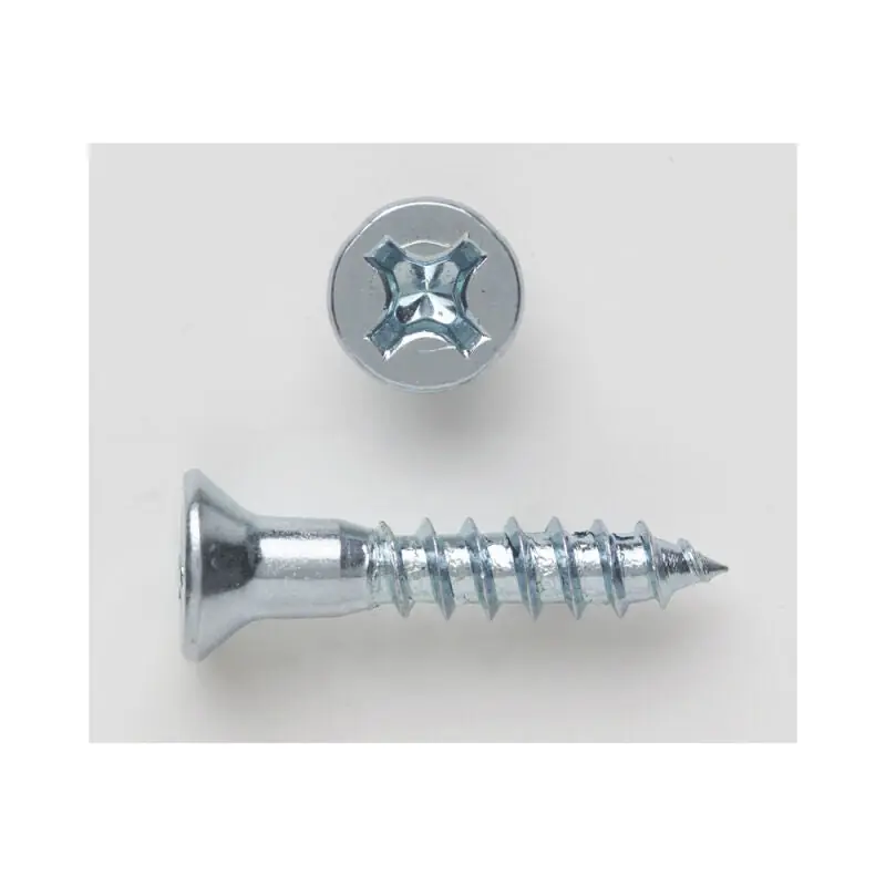 Mainline ML14X112FHPWSZJ 14X1-1/2 Flat Head Phillips Wood Screw Zinc Plated
