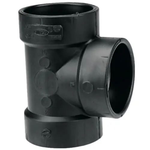 Nibco I140500 3 Hub ABS DWV Vent Tee 5811-V
