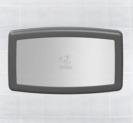 BOBRICK KB300-01SS Horizontal Baby Changing Station with Stainless Steel Veneer
