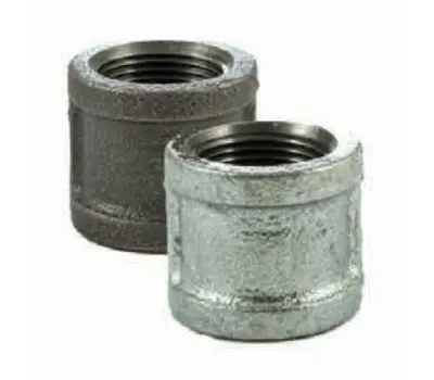 CHARMAN 660323 1/2 in. FNPT x FNPT Black Malleable Iron Coupling