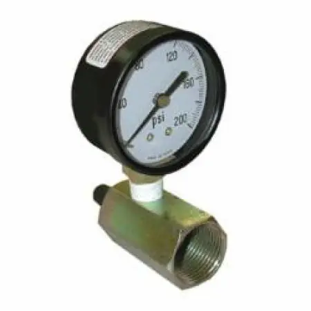 JONES STEPHENS CORP G64101 200# GARDEN HOSE/WATER TEST GAUGE ASSY