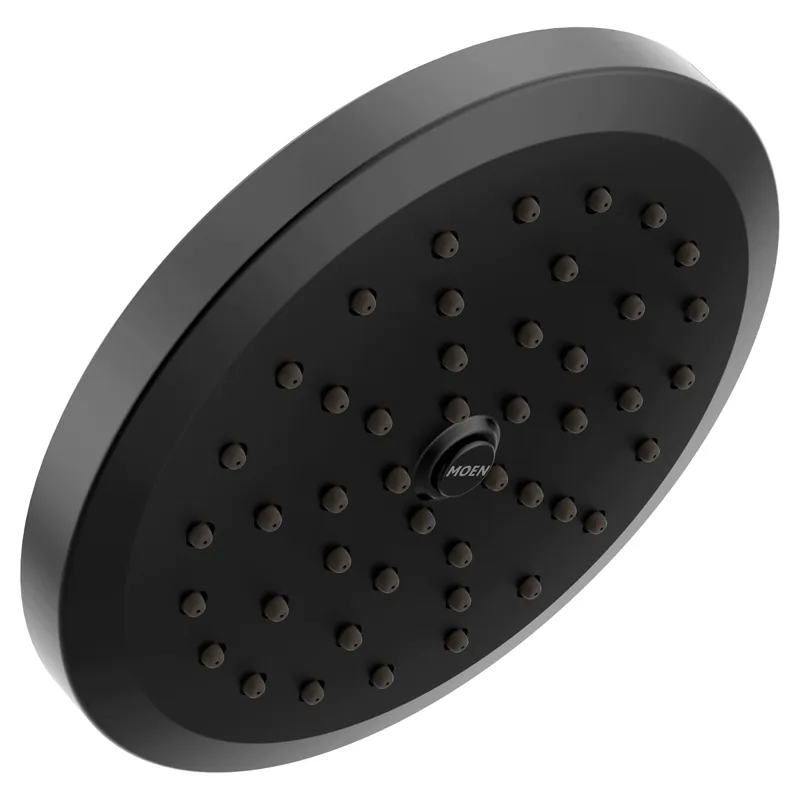 Moen S178BL Matte Black Showerhead 6-3/4 Diameter Spray Head Rainshower