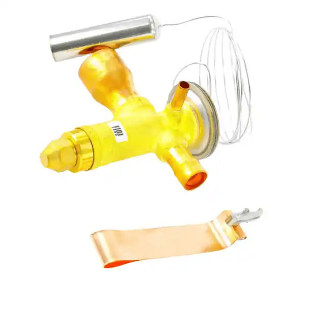 Danfoss 067N3011 Thermal Expansion Valve with number 16 orifice and bulb strap (Type TGEL 20)