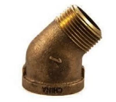 CHARMAN 550204-NL 3/4 in. MNPT x FNPT Bronze 45-degree Street Elbow, Lead Free