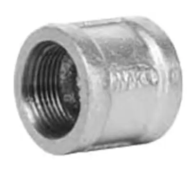 Malleable ZMGRLC05 1 in. Female x Female Galvanized Malleable Iron Right and Left Coupling Lead Free