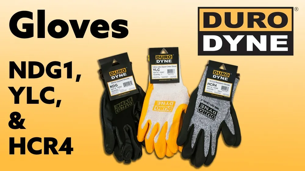 DURO DYNE 010062 Nitrile Dipped Gloves