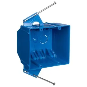 Thomas and Betts B232ACP Two Gang Zip Box PVC with Nails