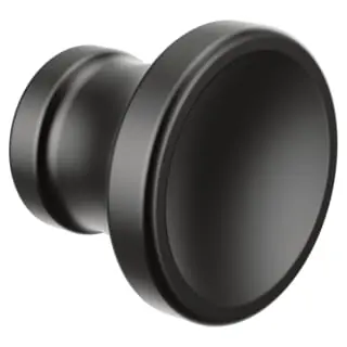Moen YB0505BL Colinet Traditional Cabinet and Drawer Knob in Matte Black