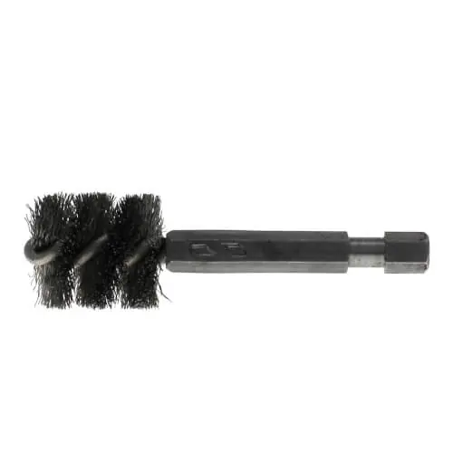 Mill-Rose 66480 5/8 ID (3/4 OD) Power Copper Fitting Cleaning Refrigeration Brush w/ 1/4 Hex Shank