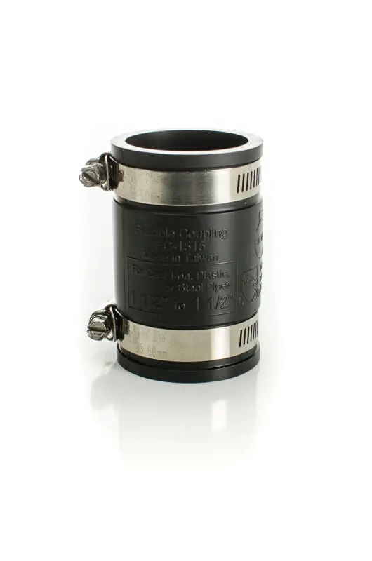 Pasco Specialty 5615 Flexible Coupling for Cast Iron/Plastic to Cast Iron/Plastic