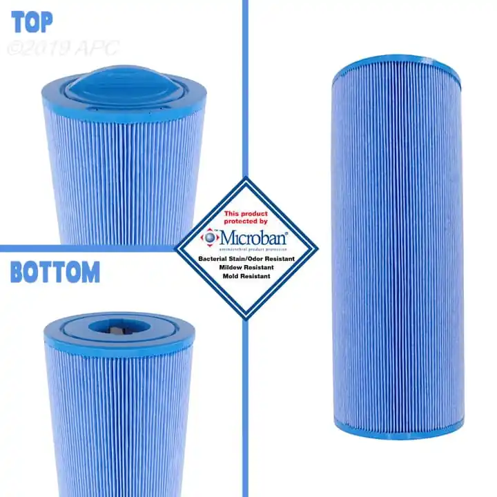 TYLER PIPE FC-0189M Filter Cartridge 4 5/8IN X 11 3/8IN 27 SQ FT Microban FC-0189M
