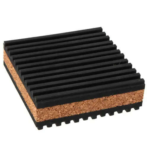 DiversiTech MP-3C 3 x 3 Cork/Rubber Anti-Vibration Pad