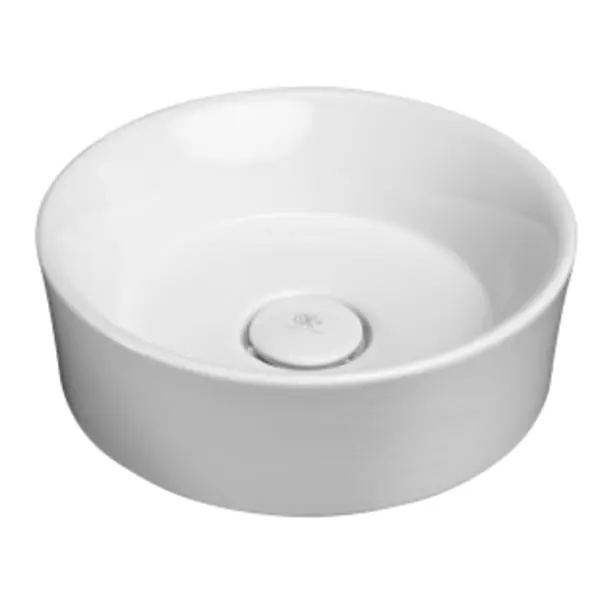 American Standard D20090015.415 Pop Round Vessel Sink in Canvas White
