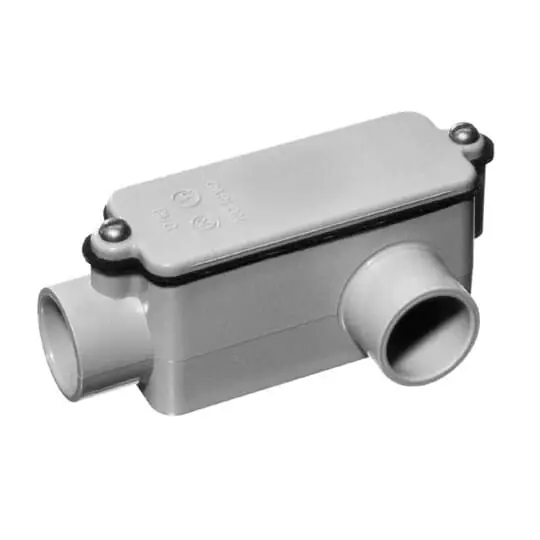 THOMAS AND BETTS E984D-CAR 1/2 in. Type LL Rigid PVC Conduit Body