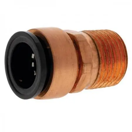 NIBCO 9130600P Wrot Racer 1/2 in Push x MNPT Adapter