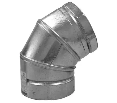 ECCO MANUFACTURING 200413 445EL 4X45 DBL WALL ELL