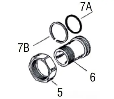 SLOAN H552 Locking Ring for Flush Valves