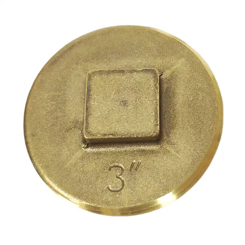 Braxton Harris Company CPSCR3 Raised Head Brass Cleanout Plug
