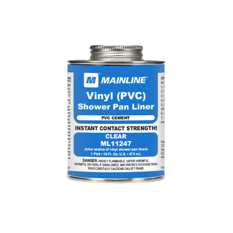 Mainline ML11247 Mainline PT PVC Shower Pan Liner Cement