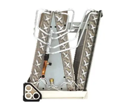 Champion S1-37339405618 Coil; Flex Aluminum 2-Row Horizontal Flex Coil with Drain Pan