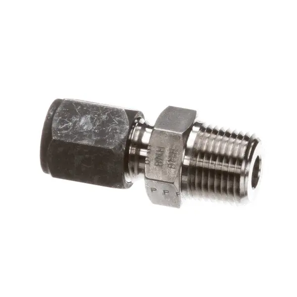 Henny Penny FP01-128 Connector-3/8 Tube to 3/8NPTSS