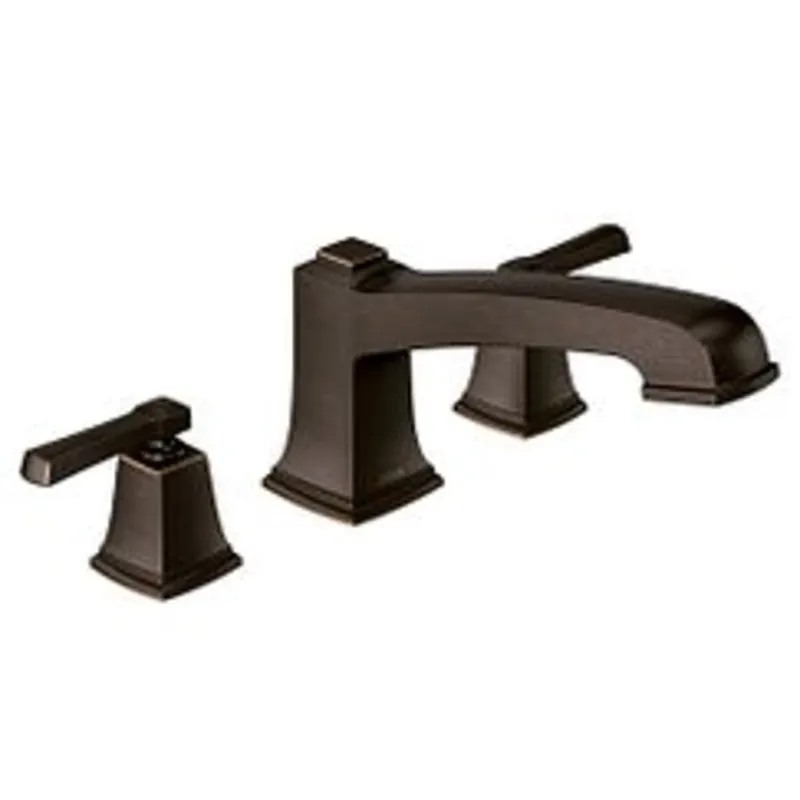 Moen T623BRB Boardwalk Two Handle Roman Tub Faucet in Mediterranean Bronze