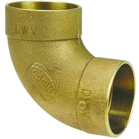 NIBCO INC E055450 807R 2X11/2 CXC DWV 90 ELB CAST